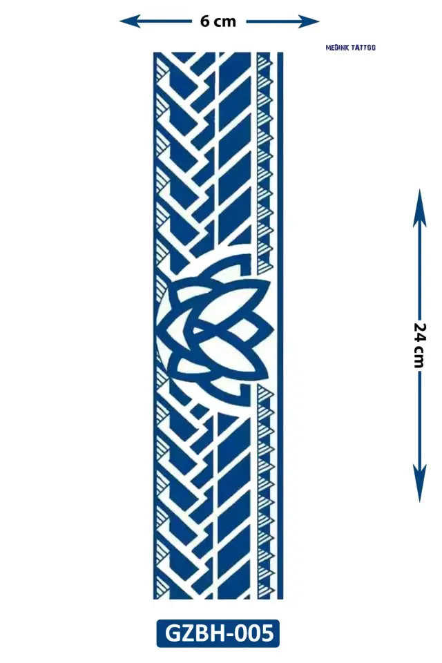 Lotus Armor – Geçici Kol Bandı Dövmesi