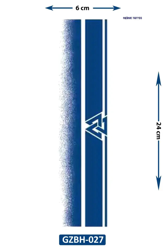Valknut Fade – Geçici Şerit Kol Dövmesi