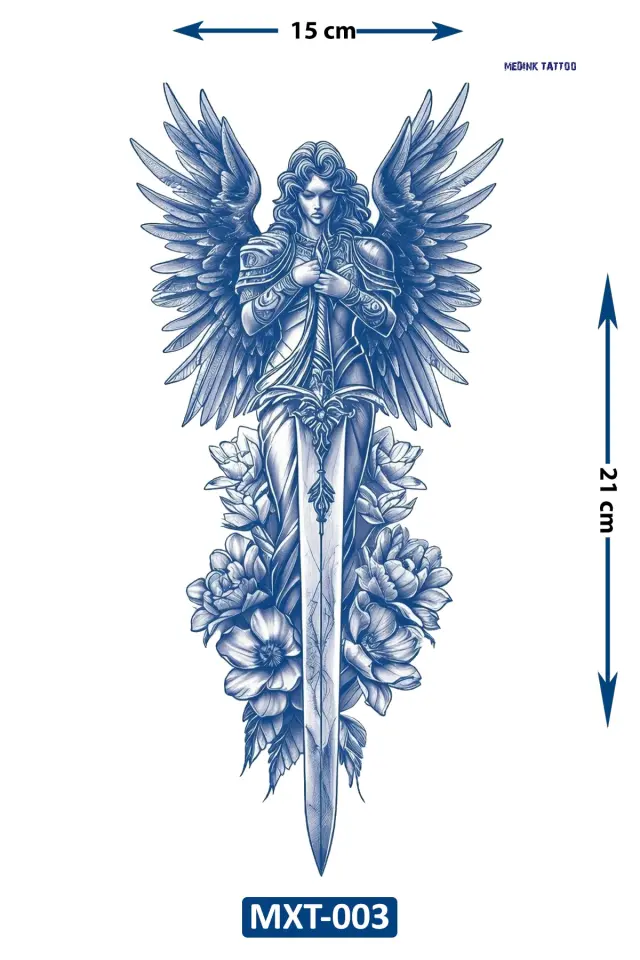 Guardian Angel – Geçici Yarım Kol Dövmesi