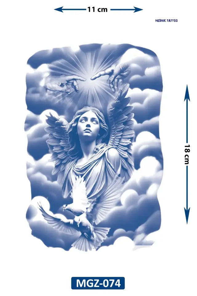 Divine Creation – Geçici Orta Boy Dövme