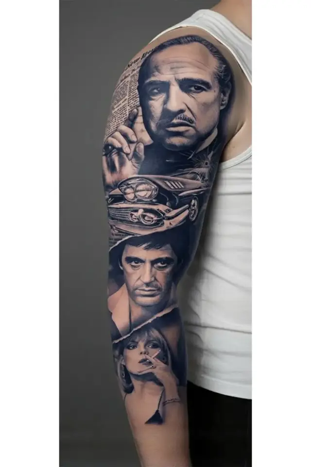 Godfather – Geçici Kol Kaplama Dövmesi